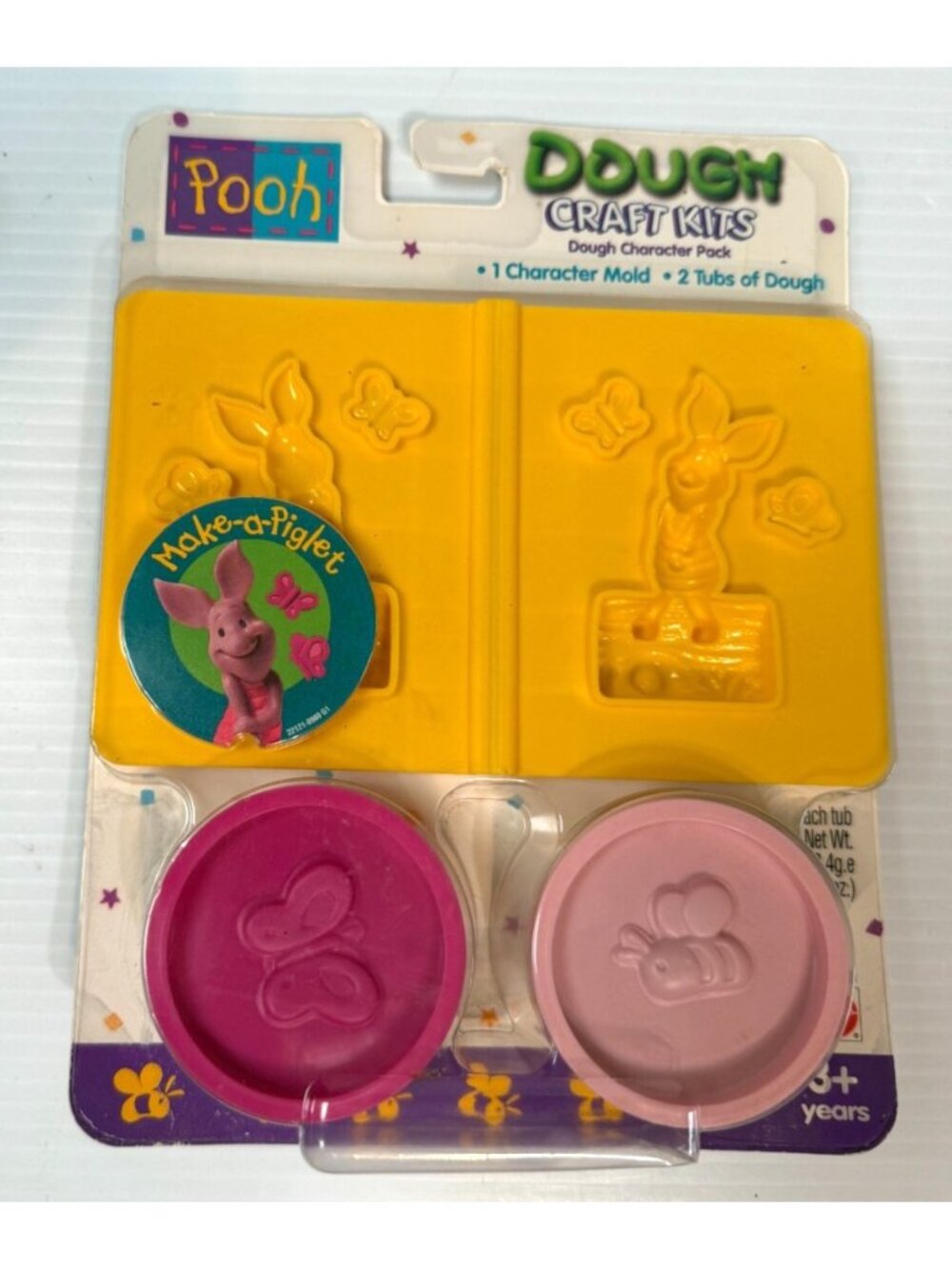 Mattel Winnie the Pooh Make A Piglet Dough Craft Kits Mold Playset New on Card
